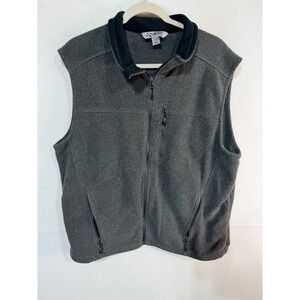 Guide Series Vest Fleece Full Zip Outdoor Gorpcore Men's Large Gray Cozy Hiking